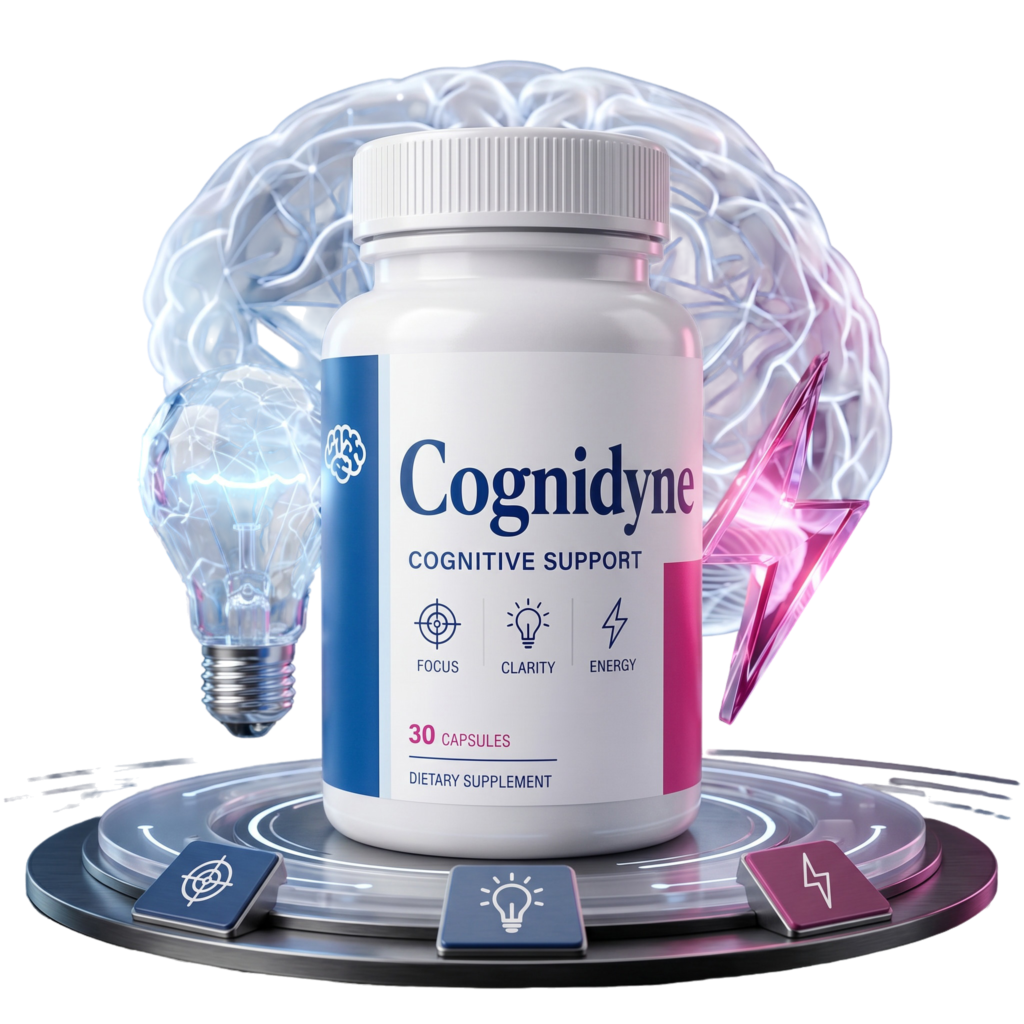 Cognidyne single bottle showing supplement facts label